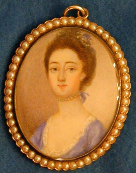 Miniature portrait of Mary Izard Middleton