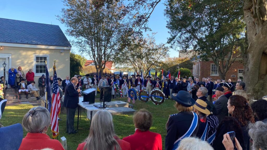 Wreath Ceremony at Yorktown Victory Day