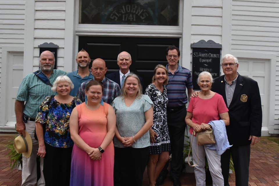 DSDI members and spouses attend DSDI Day at St. John's Church.