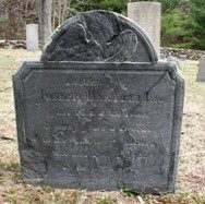 The grave of Joseph Bartlett